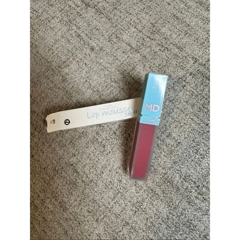 Cosmyfy Lip Mousse Liquid Lipstick Shiny Shade 01 Lily New